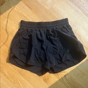 Lululemon Athletica Black Athletic Shorts Lightweight Breathable